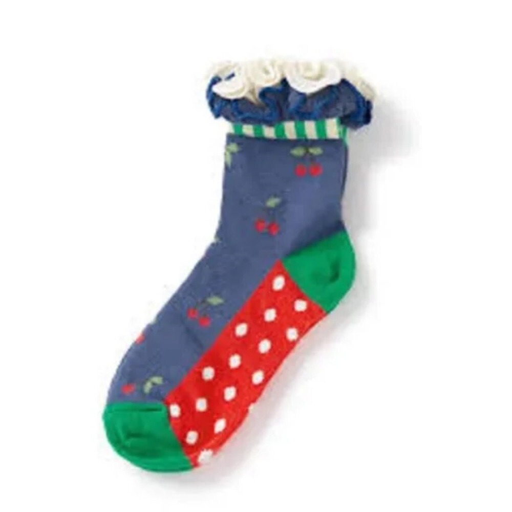 Matilda Jane Forward March Socks Girls‎ Size Medium (Shoe sz 9-13)  New